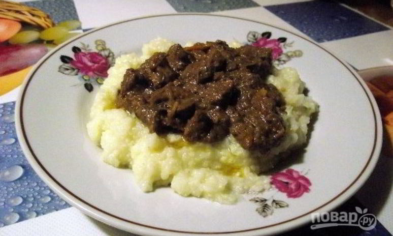 Рецепт тушеной лосятины