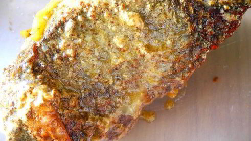 запеченное мясо с айвой и хурмой