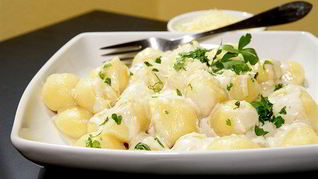 Ньокки со сливками и трюфельным маслом