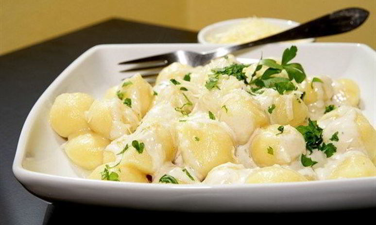 Рецепт ньокков со сливками и трюфельным маслом