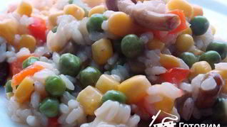 Овощи с рисом