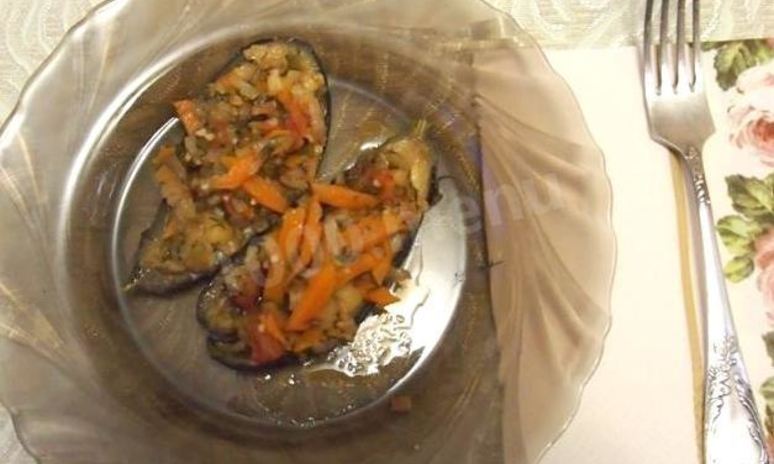 Рецепт баклажанов фаршированных овощами и зеленью