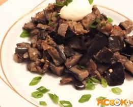 Баклажаны с яйцом