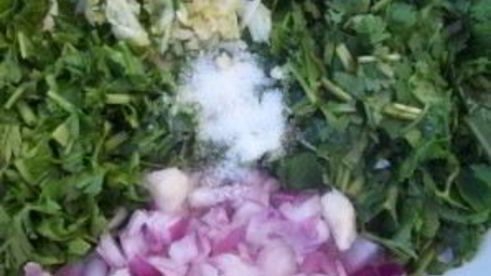 баклажаны с зеленью