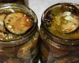 Баклажаны в масле