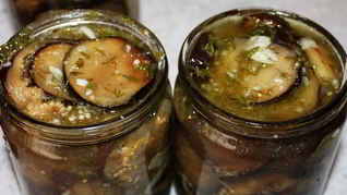Баклажаны в масле