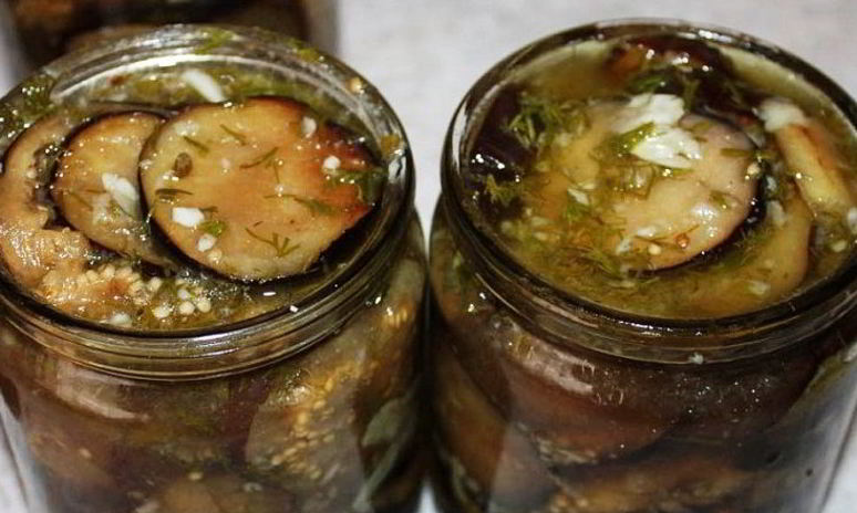 Рецепт баклажанов в масле