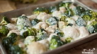 Брокколи в духовке с сыром