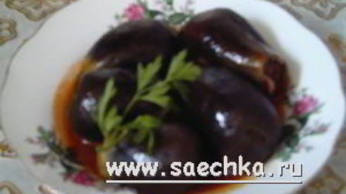 фаршированные баклажаны битинжан махши