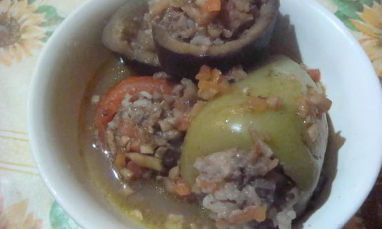 Рецепт фаршированных овощей