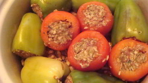 фаршированные овощи