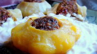 Фаршированные патиссоны