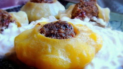 фаршированные патиссоны