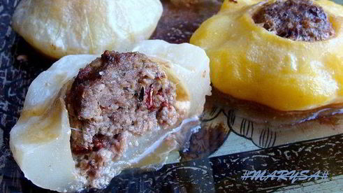 фаршированные патиссоны