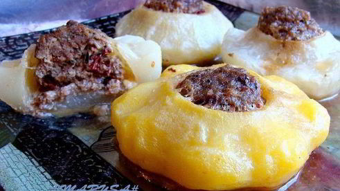 фаршированные патиссоны