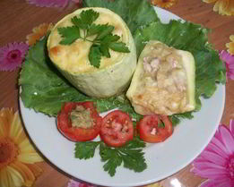 Фаршированые кабачки