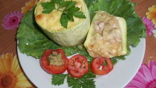 Фаршированые кабачки