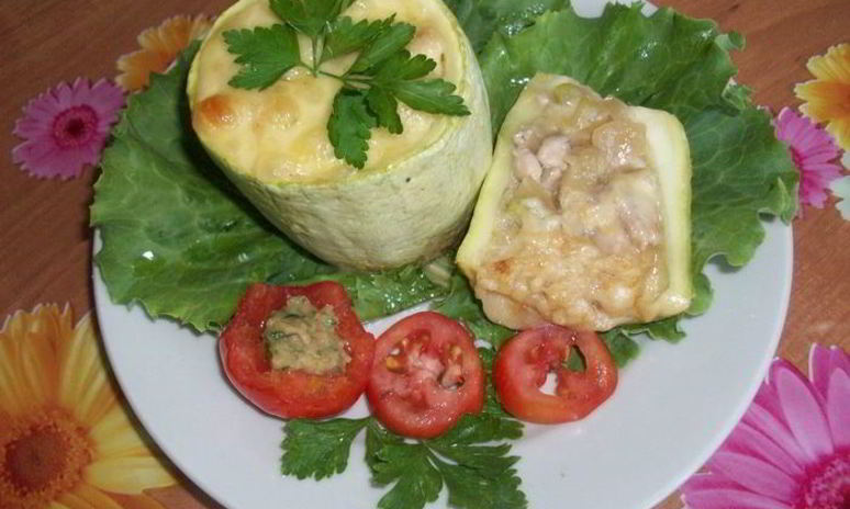 Рецепт фаршированых кабачков