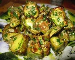Кабачки чесночно-ореховые