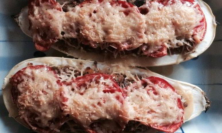 Рецепт кабачков, фаршированных гречкой