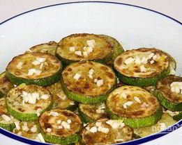 Кабачки с чесноком