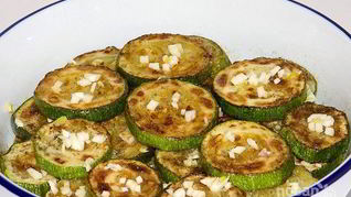 Кабачки с чесноком