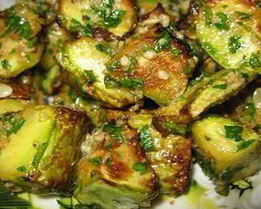 Кабачки с грецкими орехами