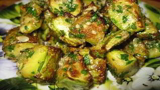 Кабачки с грецкими орехами