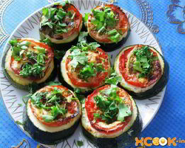 Кабачки с помидорами