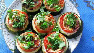 Кабачки с помидорами