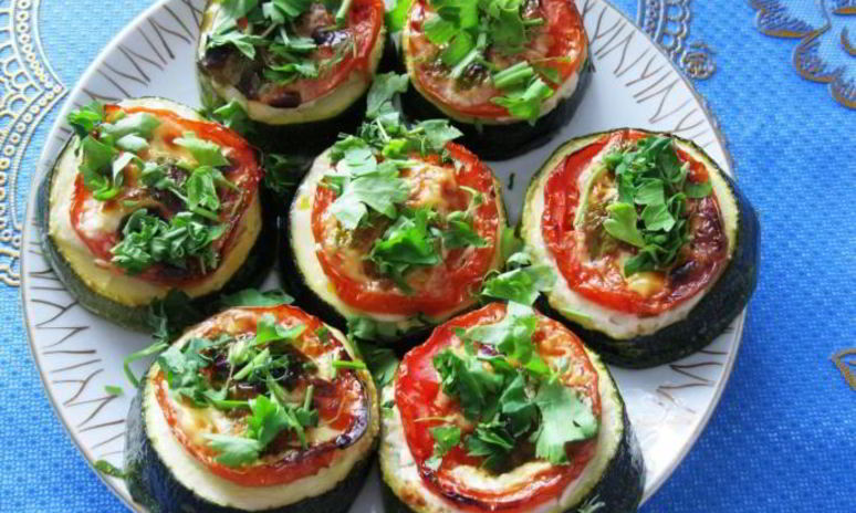 Рецепт кабачков с помидорами