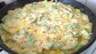 Кабачки со сметаной