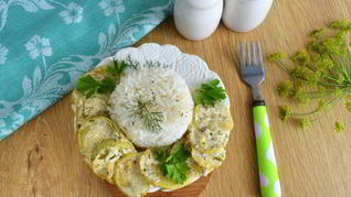 Кабачки, тушенные в сметане