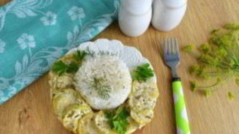 кабачки, тушенные в сметане