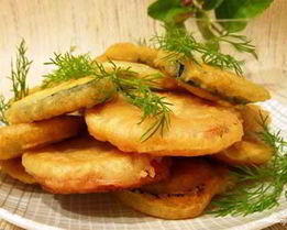 Кабачки в пивном кляре