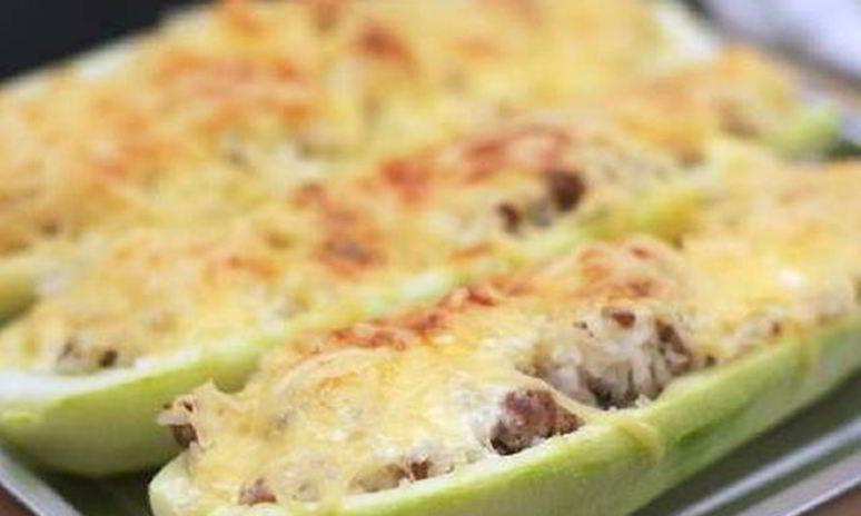 Рецепт кабачков, запеченных с грибами