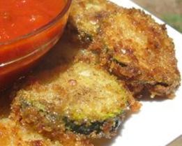 Кабачки, жаренные в панировочных сухарях