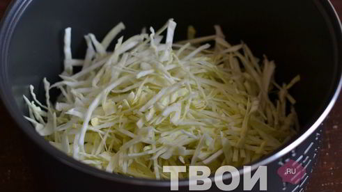 капуста с фаршем в мультиварке