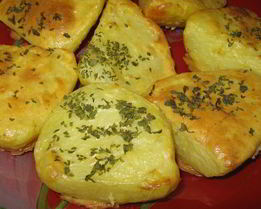 Картошка под майонезом с прованскими травами, запеченная в микроволновке