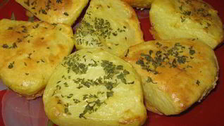 Картошка под майонезом с прованскими травами, запеченная в микроволновке