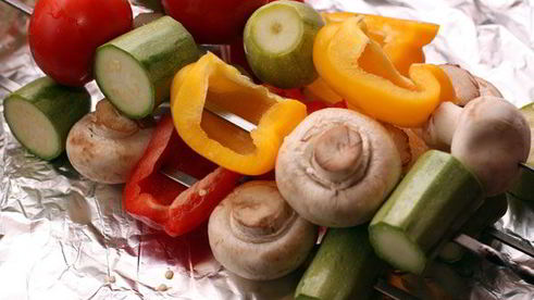 овощи на гриле