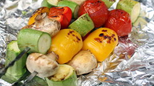 овощи на гриле