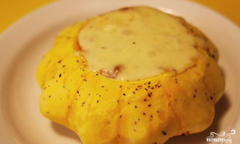 Рецепт патиссонов, фаршированных в духовке