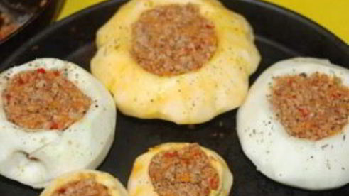 патиссоны, фаршированные в духовке
