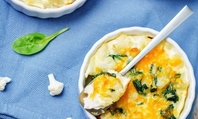 Рецепт цветной капусты под соусом бешамель