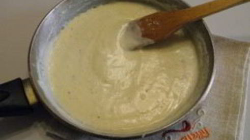 цветная капуста под сырным соусом