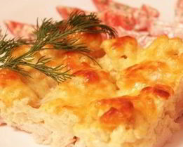 Цветная капуста с куриным филе