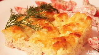 Цветная капуста с куриным филе