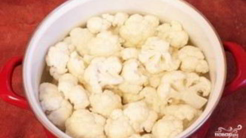 цветная капуста с куриным филе