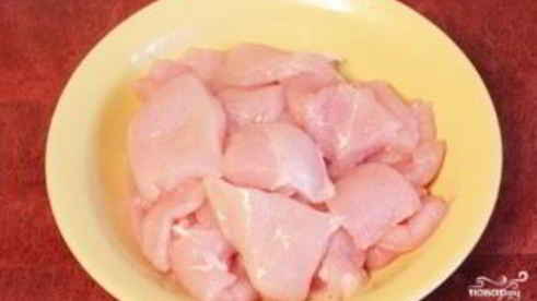 цветная капуста с куриным филе